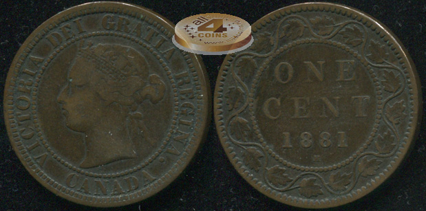 Канада. 1 цент. 1881 (VF)
