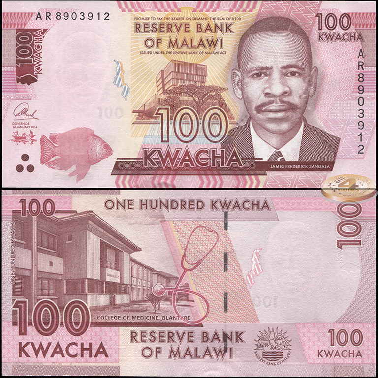 Малави. 100 квач (Unc) 2015