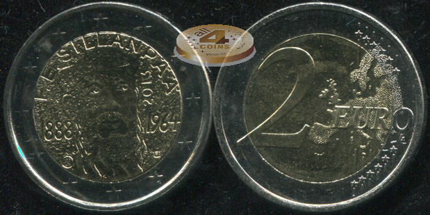 Финляндия. 2 евро. 2013 (Unc. Биметалл)