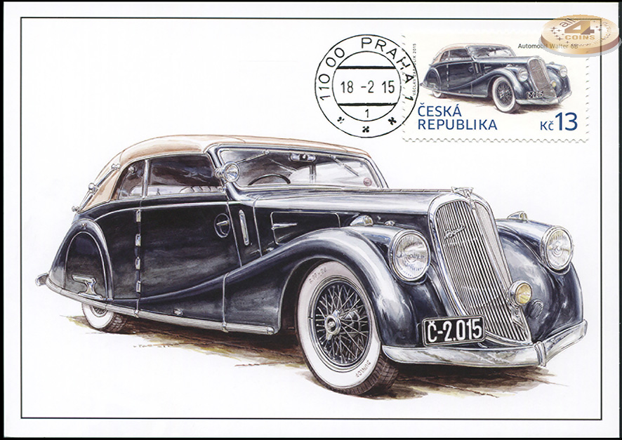 Чехия. 2015. Автомобиль Walter 6B (Картмаксимум. M)