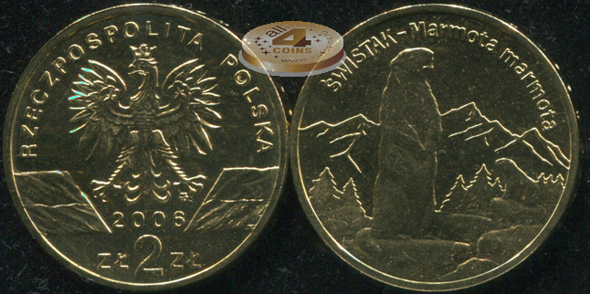 Польша. 2 злотых. 2006 (Unc)