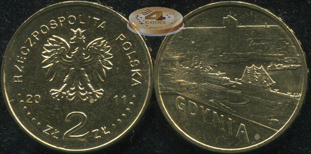Польша. 2 злотых. 2011 (Unc)