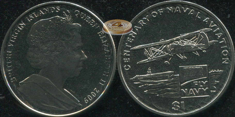 Британские Виргинские о-ва. 1 доллар. 2009 (Unc)