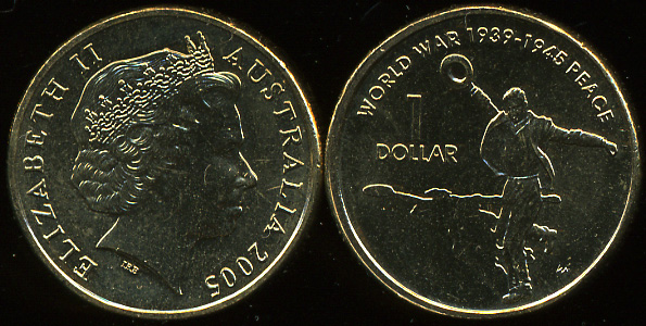 Австралия. 1 доллар. 2005 (Unc)
