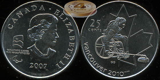 Канада. 25 центов. 2007 (Unc)