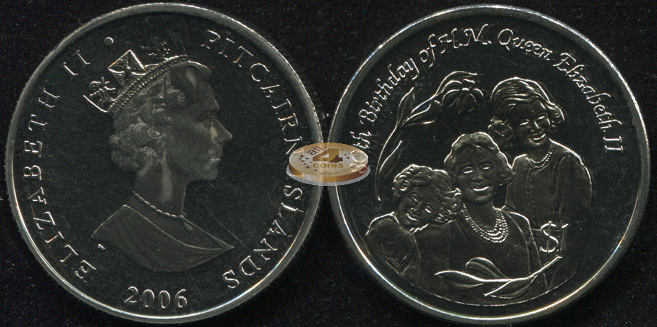Питкерн, о-ва. 1 доллар. 2006 (Unc)