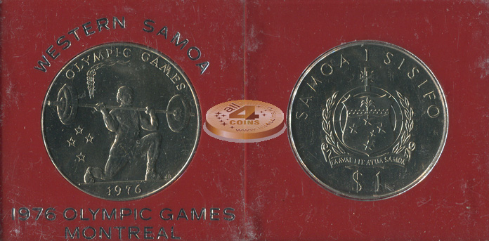 Самоа. 1 тала. 1976 (Box-Unc)