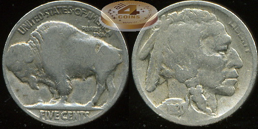 США. 5 центов. 1920 (F)