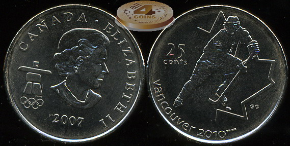 Канада. 25 центов. 2007 (Unc)