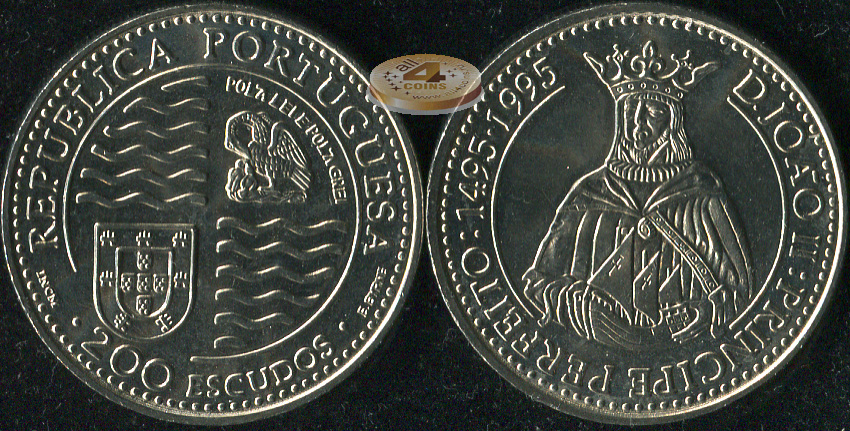 Португалия. 200 эскудо. 1994 (Unc)