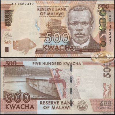 Малави. 500 квач (Unc) 2015