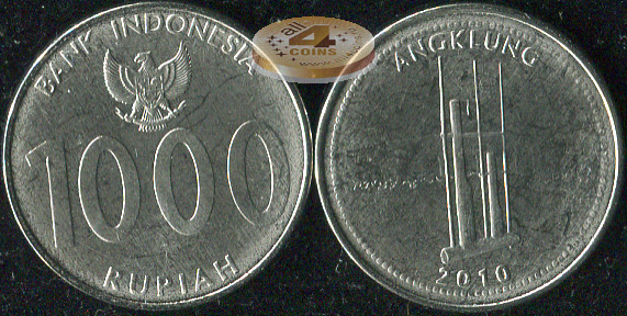 Индонезия. 1000 рупий. 2010 (Unc)