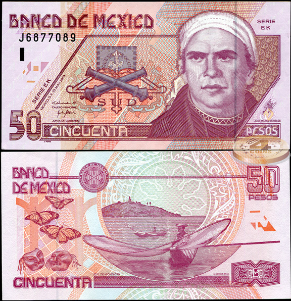 Мексика. 50 песо (Unc) 2003