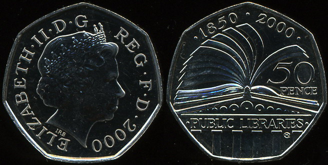 Великобритания. 50 пенсов. 2000 (Proof)