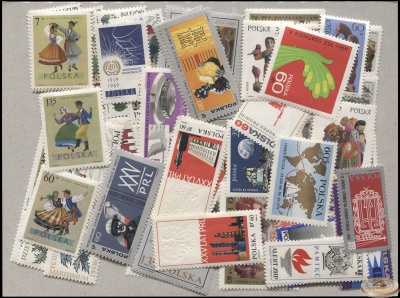Польша. Годовой набор (88 шт., MNH OG) 1969