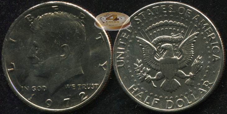 США. 1/2 доллара. 1972 (Unc)