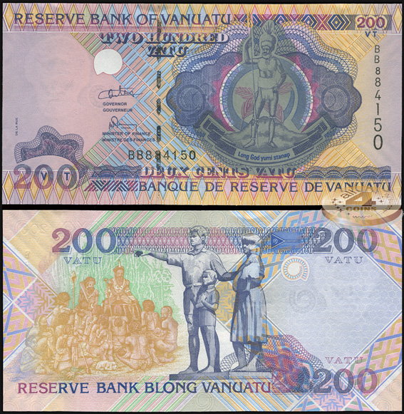 Вануату. 200 вату (Unc) 2007