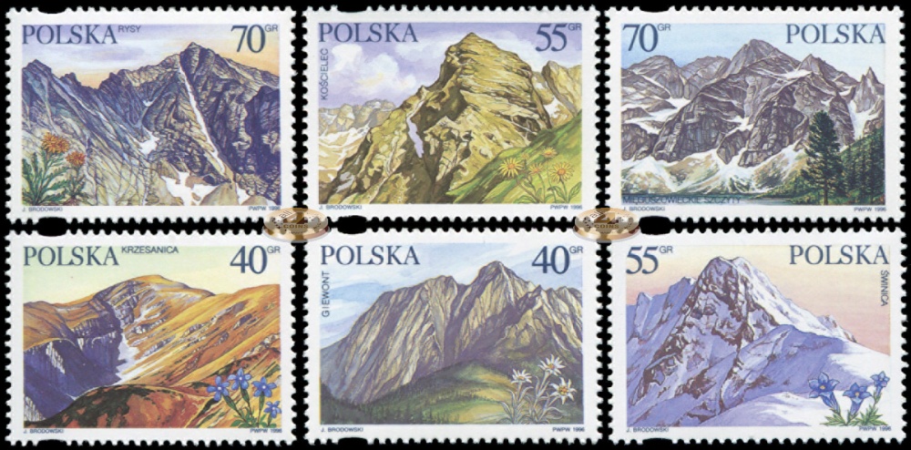 Польша. 1996. Татры польские (Серия. MNH OG)