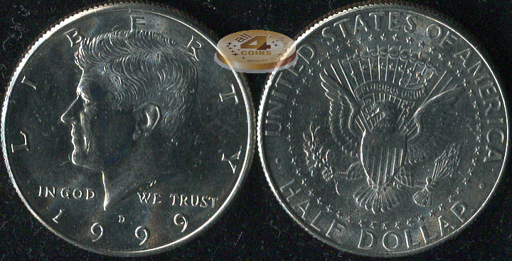 США. 1/2 доллара. 1999.D (Unc)