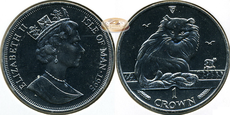 Остров Мэн. 1 крона. 1995 (Unc)