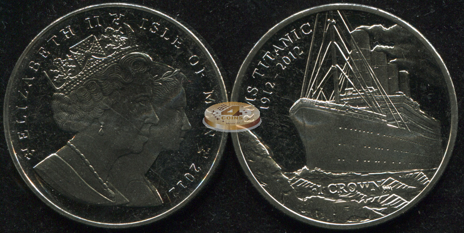 Остров Мэн. 1 крона. 2012 (Unc)