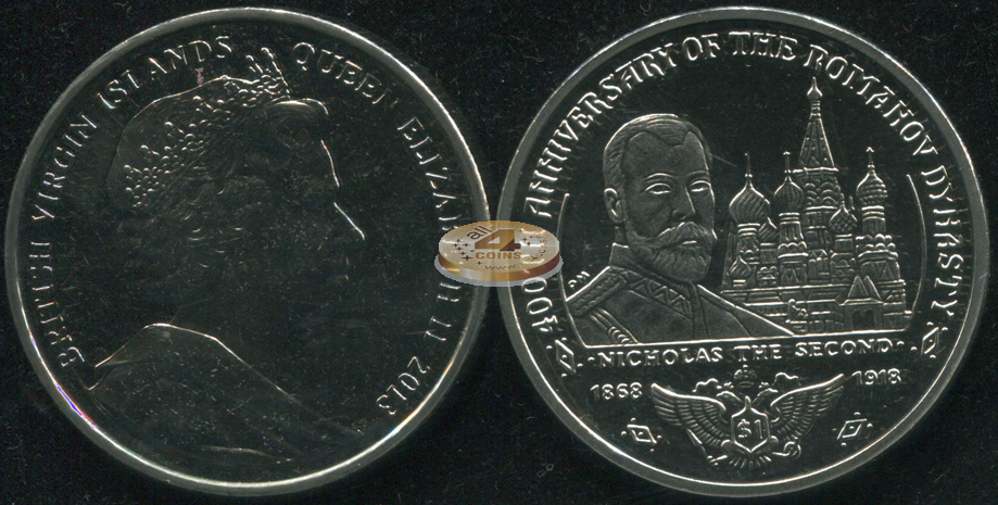 Британские Виргинские о-ва. 1 доллар. 2013 (Unc)