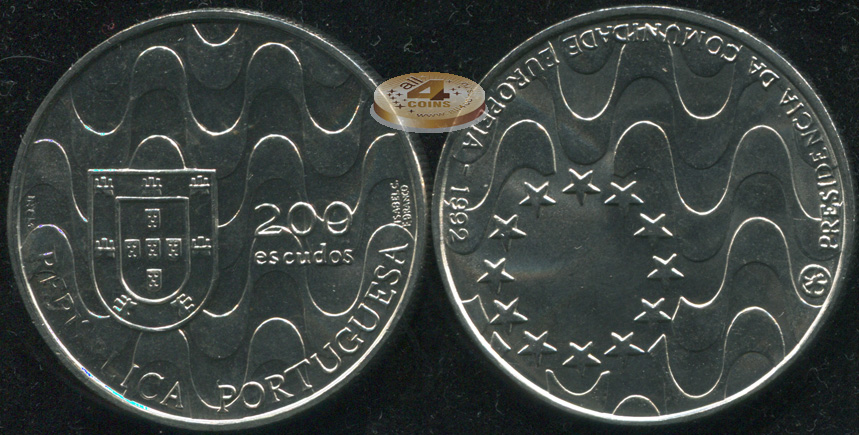 Португалия. 200 эскудо. 1992 (Unc)