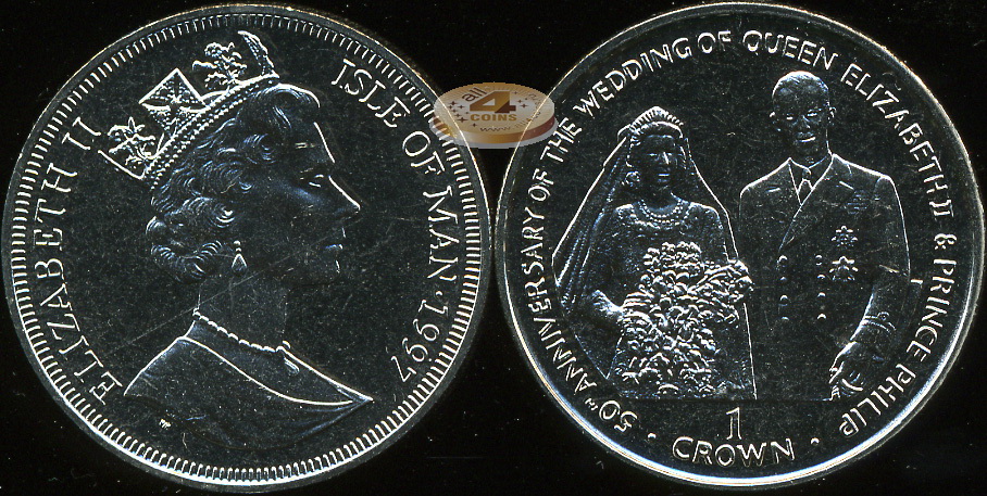 Остров Мэн. 1 крона. 1997 (Prooflike)