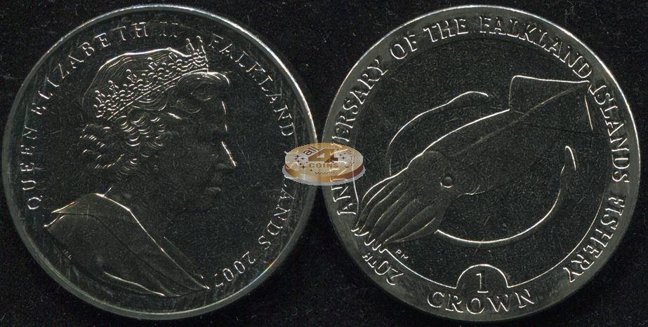 Фолклендские о-ва. 1 крона. 2007 (Unc)