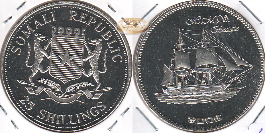 Сомали. 25 шиллингов. 2006 (Proof)