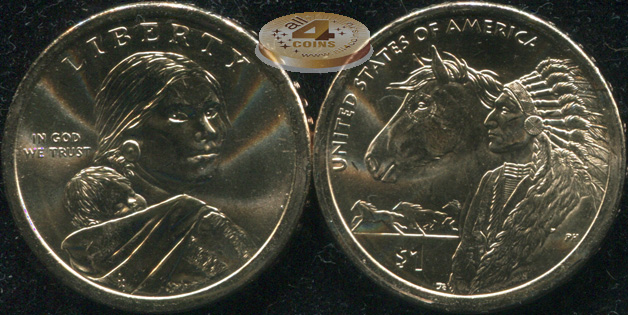 США. 1 доллар. 2012.D (Unc)