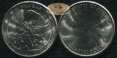 США. Квотер [25 центов]. 2012.D (Unc) El-Yunque