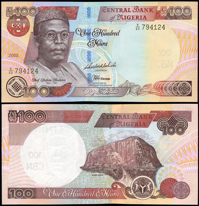 Нигерия. 100 найра (Unc) 2005