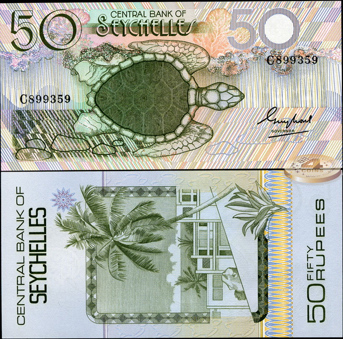 Сейшельские острова. 50 рупий (Unc) 1983
