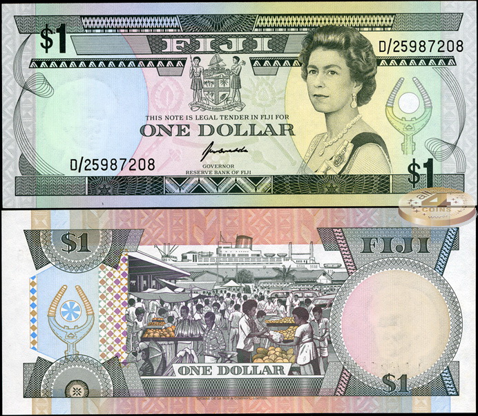 Фиджи. 1 доллар (Unc) 1993