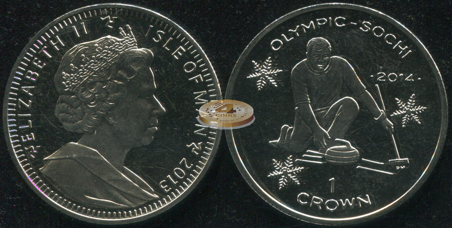 Остров Мэн. 1 крона. 2013 (Unc)