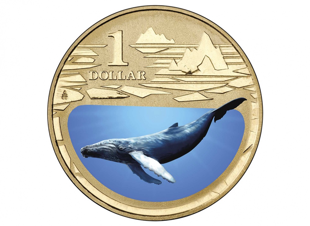 Австралия. 1 доллар. 2013 (Frosted Unc. Эмаль. Карточка)