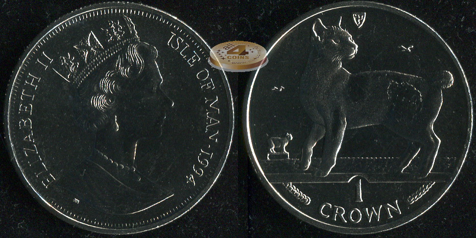 Остров Мэн. 1 крона. 1994 (Unc)
