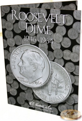 Альбом-фолдер для монет 10 центов США 1946-64 (Harris)