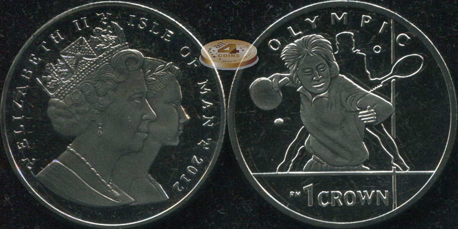 Остров Мэн. 1 крона. 2012 (Unc)