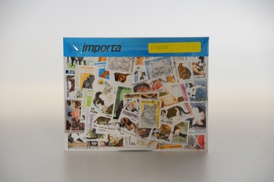 Кошки. Набор почтовых марок (50 шт. Ассорти)