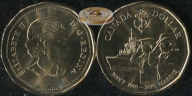 Канада. 1 доллар. 2010 (Unc)