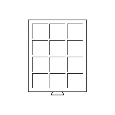 Бокс MB 12 PP для монет, на 12 ячеек (Leuchtturm)