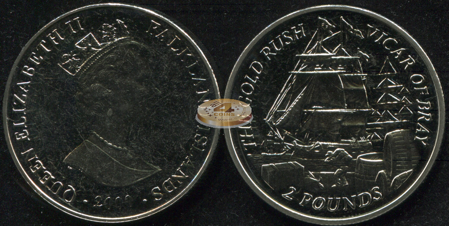 Фолклендские о-ва. 2 фунта. 2000 (Unc)