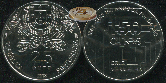 Португалия. 2.5 евро. 2013 (Unc)
