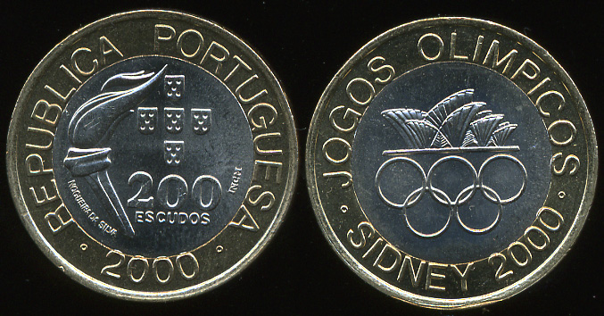 Португалия. 200 эскудо. 2000 (Unc)