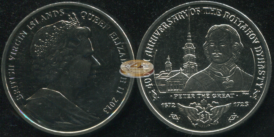 Британские Виргинские о-ва. 1 доллар. 2013 (Unc)
