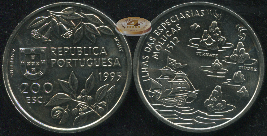 Португалия. 200 эскудо. 1995 (Unc)