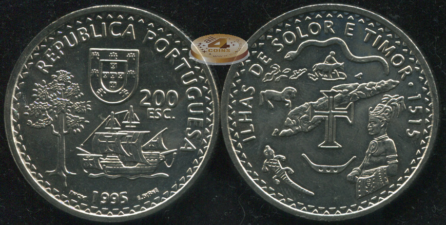 Португалия. 200 эскудо. 1995 (Unc)