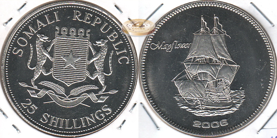 Сомали. 25 шиллингов. 2006 (Proof)